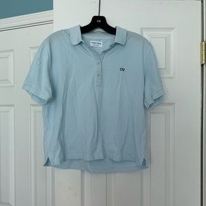 Outdoor Voices Cropped Pale Blush Polo